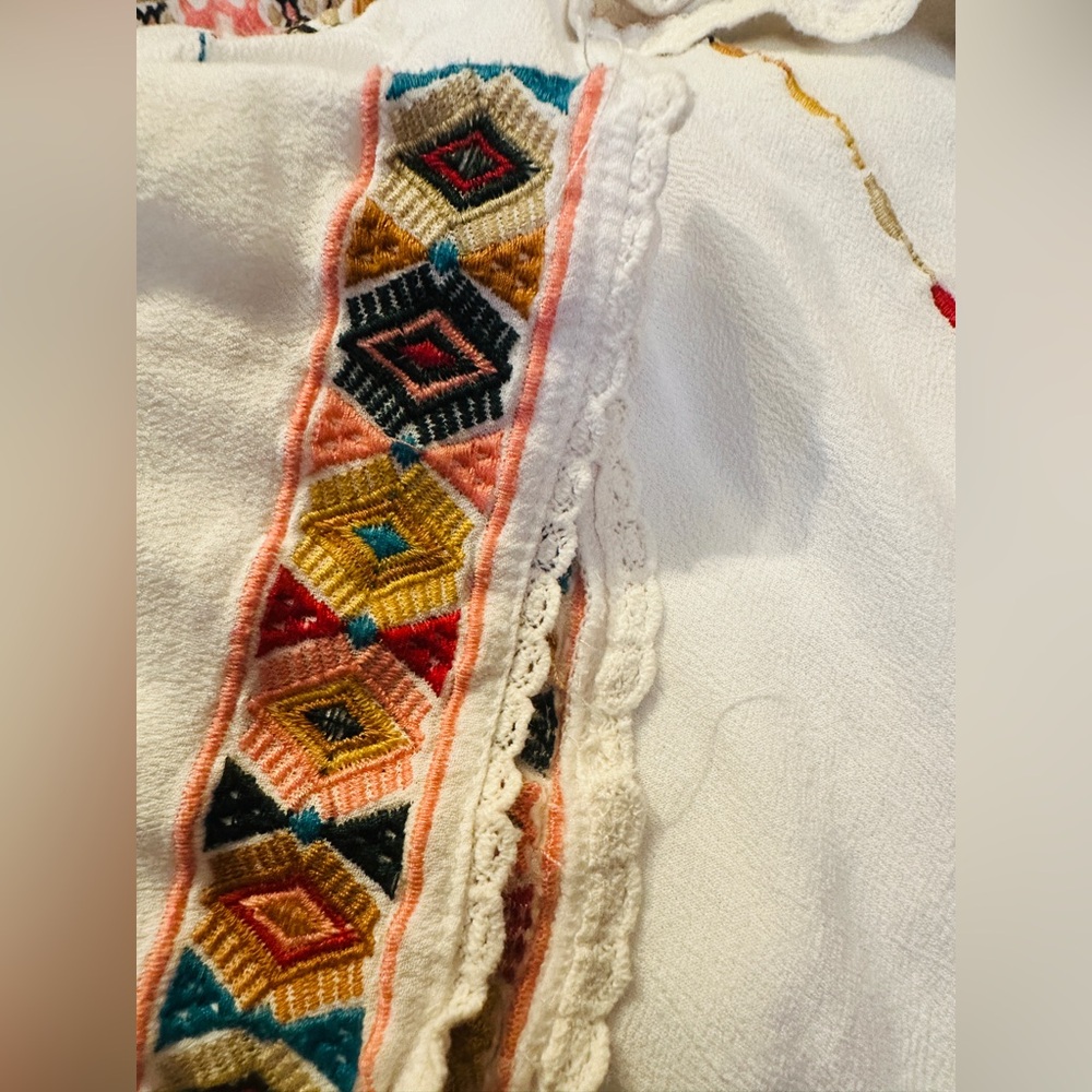 Nare Moda Embroidered long sleeve top Sold by Anthropologie - Picture 5 of 6